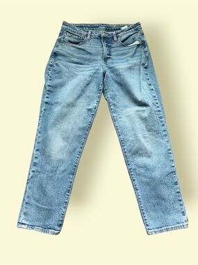 Old Navy Light Wash High Rise Curvy O.G Straight Jeans
